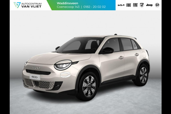 Fiat 600 1.2 Hybrid 145pk Urban | Airco | Cruise | Apple Carplay | PDC | All Season banden