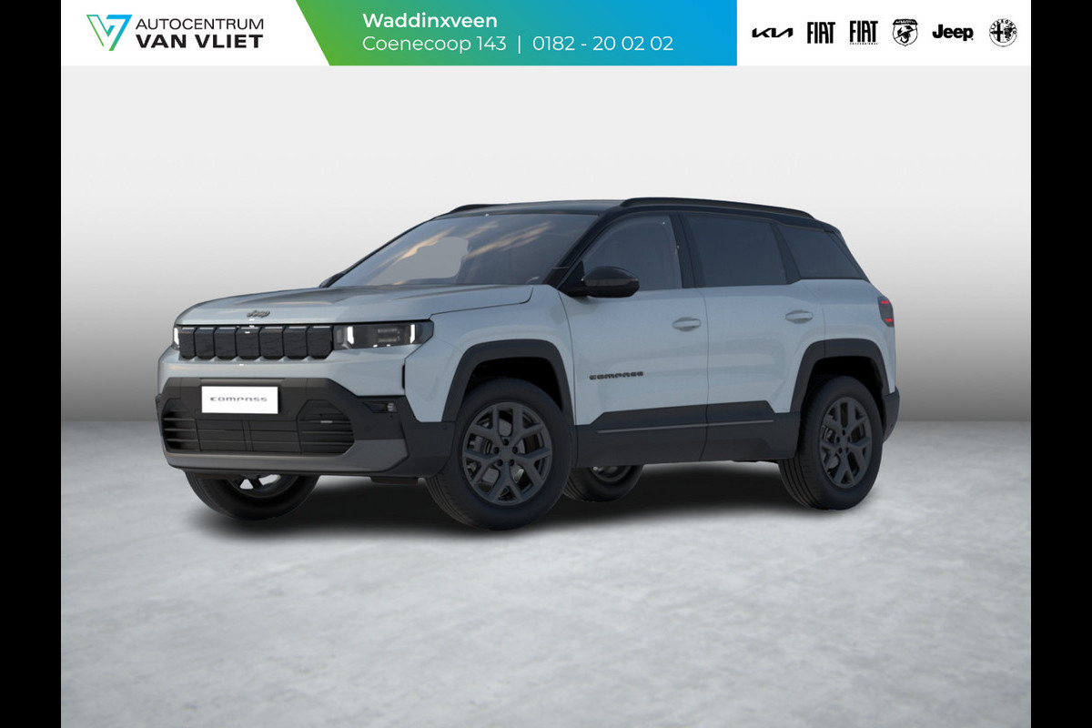 Jeep Compass 1.2 e-Hybrid First Edition | Adapt. Cruise | Camera | Carplay | 18" | Elektr. A-Klep | Navi | Winter Pack