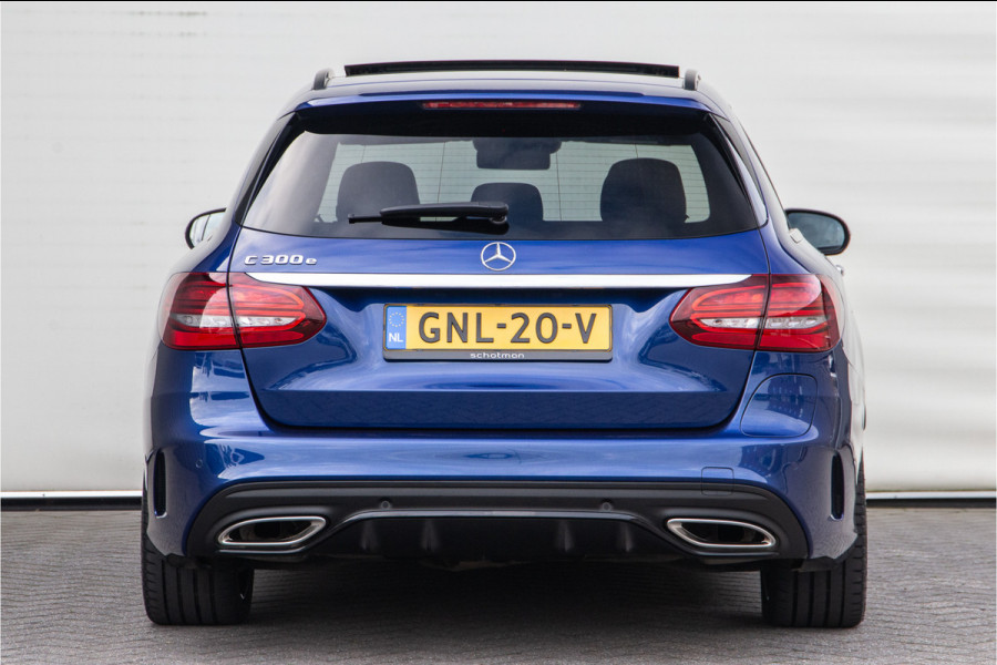 Mercedes-Benz C-Klasse Estate 300 e AMG Premium, Nightpack, Panorama, Burmester, Luchtvering, Carplay, Digital cockpit, Facelift 2020