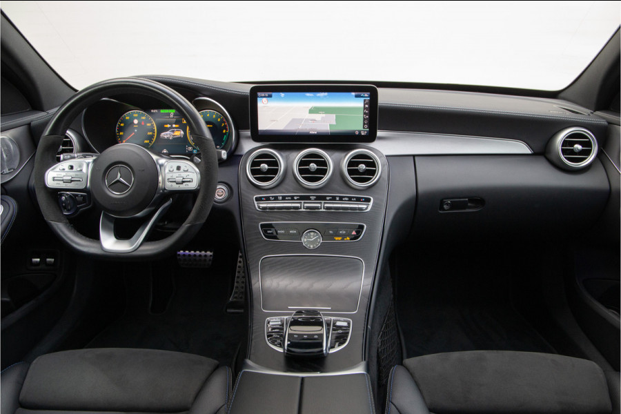 Mercedes-Benz C-Klasse Estate 300 e AMG Premium, Nightpack, Panorama, Burmester, Luchtvering, Carplay, Digital cockpit, Facelift 2020