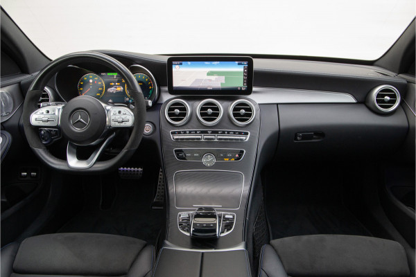 Mercedes-Benz C-Klasse Estate 300 e AMG Premium, Nightpack, Panorama, Burmester, Luchtvering, Carplay, Digital cockpit, Facelift 2020