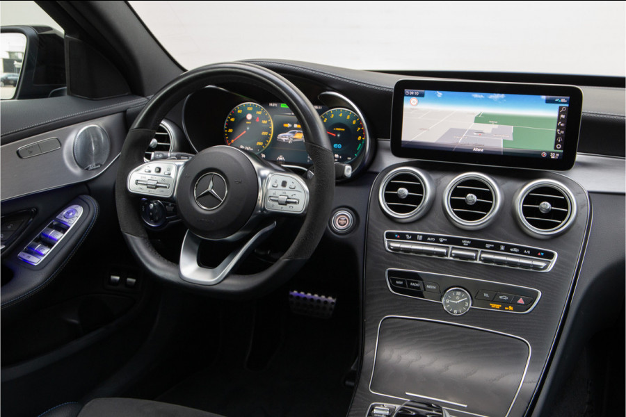 Mercedes-Benz C-Klasse Estate 300 e AMG Premium, Nightpack, Panorama, Burmester, Luchtvering, Carplay, Digital cockpit, Facelift 2020