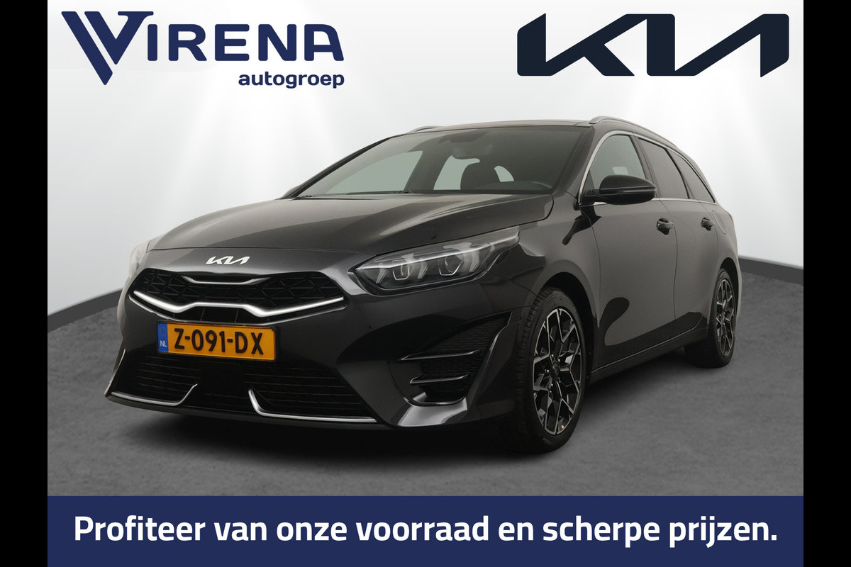 Kia Ceed Sportswagon 1.5 T-GDi GT-Line AUTOMAAT Stoel-/Stuurverwarming - Apple Carplay/Android Auto - Schuif-/Kanteldak - Achteruitrijcamera - Climate Control - Fabrieksgarantie t/m 03-2031