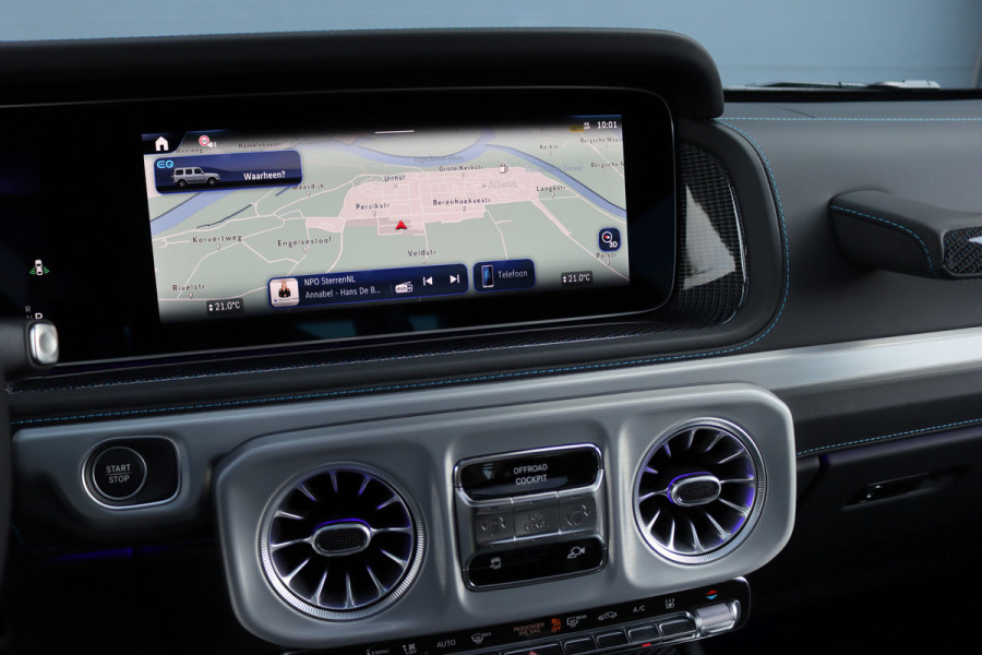 Mercedes-Benz G-Klasse 580 Edition One 116 kWh | Schuifdak | Distronic | Multicontourstoelen | Burmester | Nappa Leder | Surround Camera | Augmented Reality | Keyless Go |