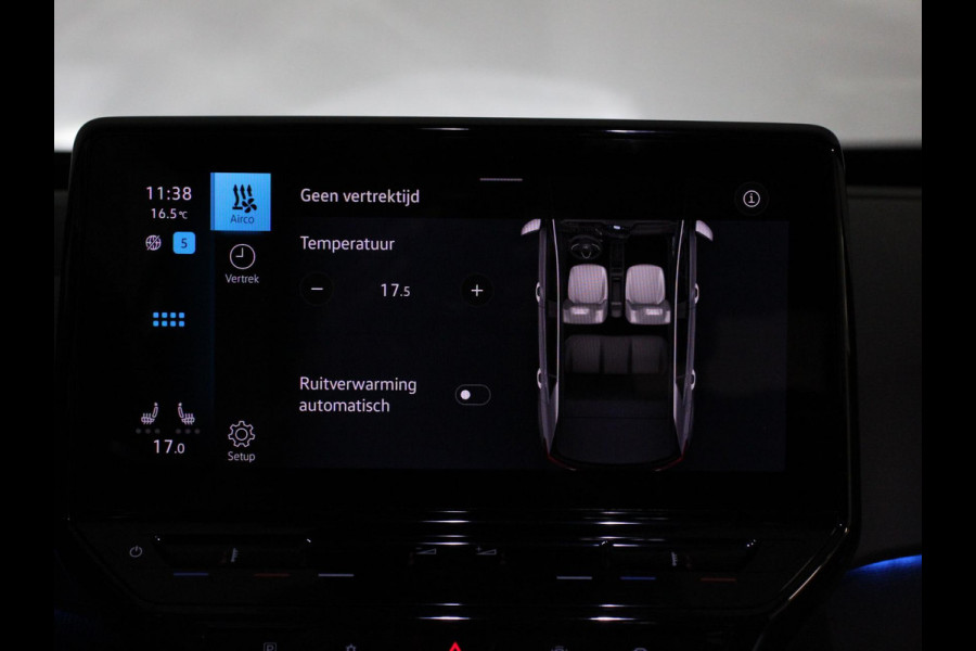Volkswagen ID.3 Pro 58 kWh SOH 92% Navigatie Apple CarPlay Android Auto Parkeerhulp Adaptive Cruise Control Stoel- en stuurverwarming Full Led Climate Control Lichtmetalen velgen