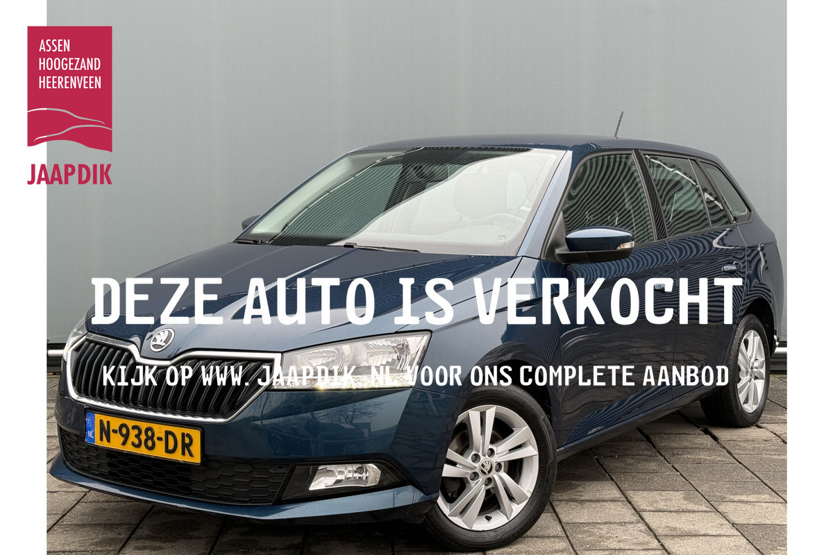 Škoda Fabia Combi BWJ 2021 | 1.0 TSI 96PK Active | AIRCO | CAMERA A | CARPLAY |  PDC | LMV | MULTI FUNC STUUR | MISTLAMPEN