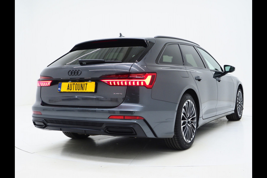 Audi A6 Avant 55 TFSI e quattro Competition Full Black | RS Stoelen | B&O Audio | Sfeerlicht | Memory | Camera | Adaptive Cruise