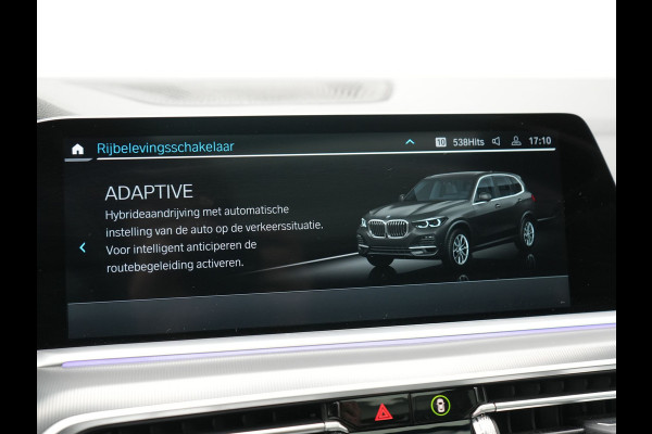 BMW X5 xDrive45e High Executive PHEV 395pk Dealer O.H. | Active Steering | Trekhaak Af Fabriek | Panodak | Luchtvering | Head Up | Adaptive Cruise | 360 Camera | Laser LED | Nappa Lederen Comfortstoelen Memory & Verwarmd | Adaptief Onderstel | Keyless | Sfeerverlichting | Apple Carplay | 21"L.M | Plug In Hybrid |