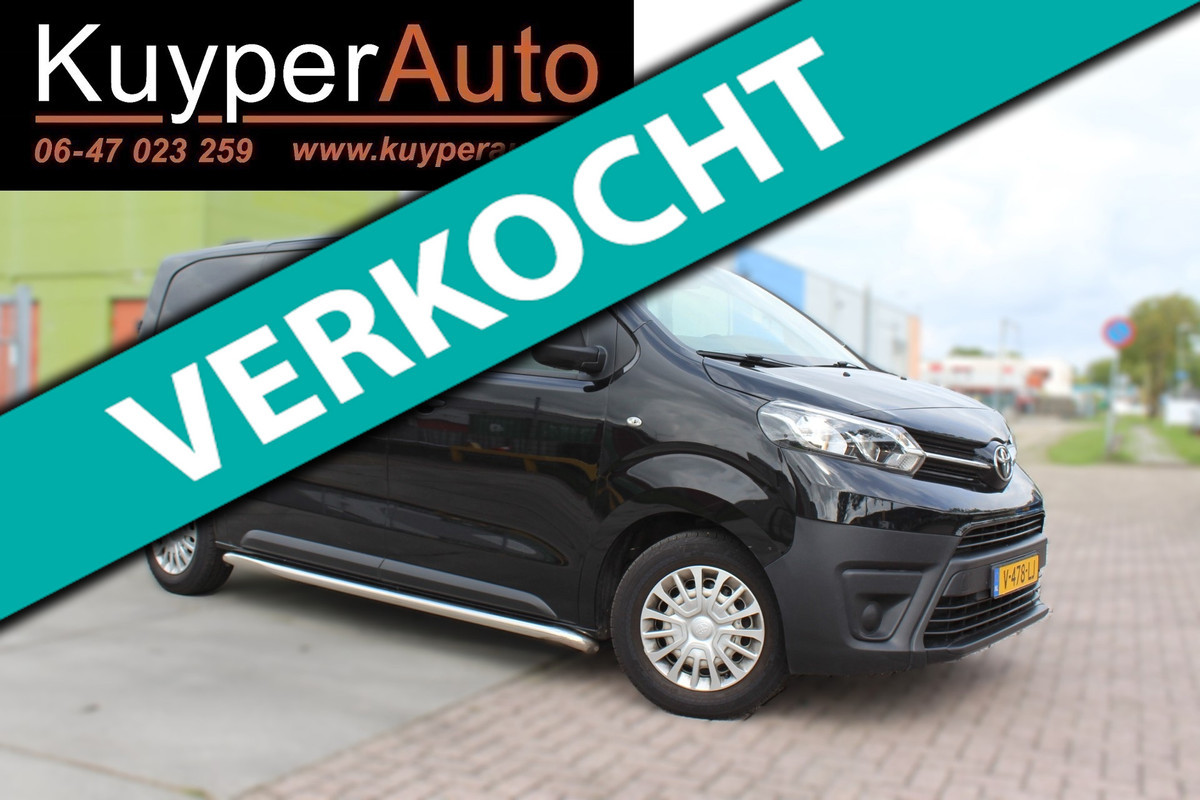 Toyota ProAce Worker 2.0 D-4D Cool Comfort airco trekhaak parkeers, cruise emissie 6