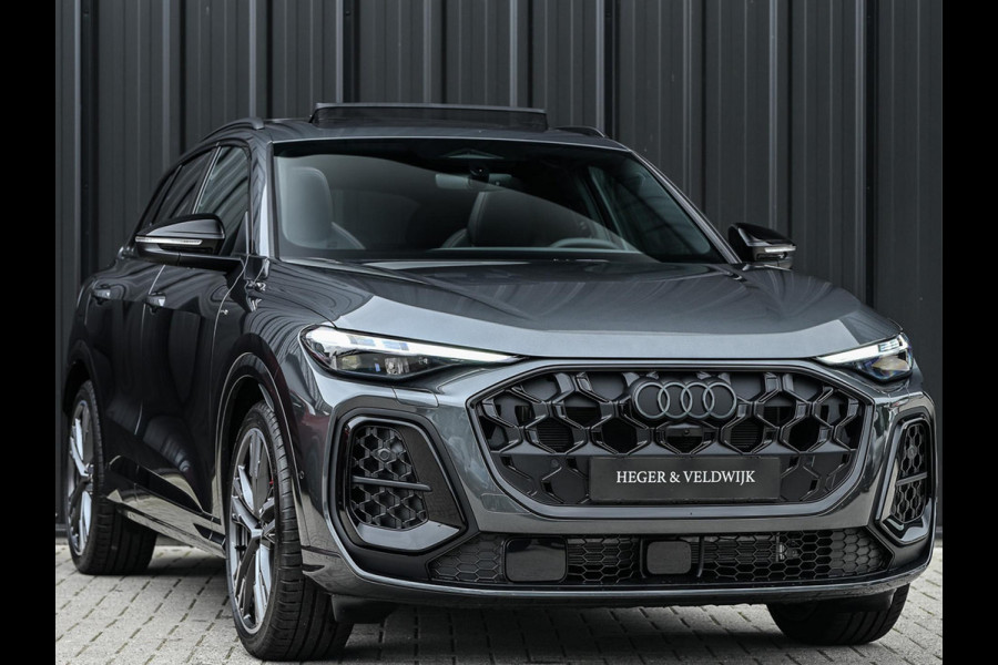 Audi Q5 E-Hybrid quattro 270KW S edition Competition | Wordt Verwacht! | Panoramadak | 5 Jr Garantie | Luchtvering | B&O | 360 Camera | Adaptive Cruise | Memory Seat | Ambiance Interieur | Stoelverwarming V+A | Stuurverwarming | Trekhaak |