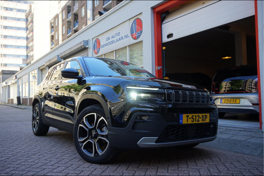Jeep Avenger Black Edition 54 kWh | Sfeer | Apple | 360 | Adaptive + lane | Navi | Stoelverwarming | NL auto