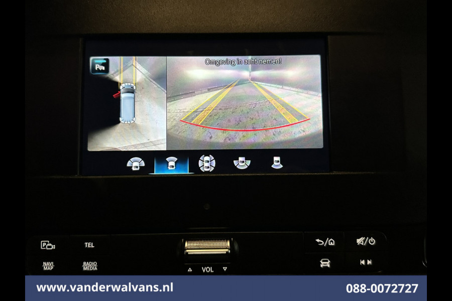 Mercedes-Benz Sprinter 315 CDI 150pk L3H2 Euro6 Airco | 360 graden Camera | Navigatie | Apple Carplay | Cruisecontrol | Chauffeursstoel Android Auto, Stoelverwarming, Parkeersensoren, Bijrijdersbank