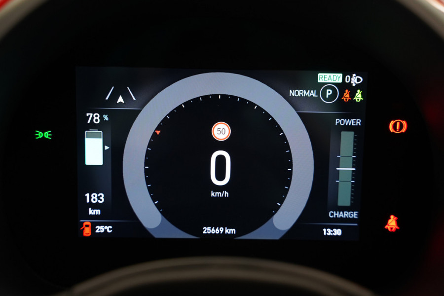 Fiat 500C Icon 42 kWh Cruise/Climate Cabrio ROSSO PASSIONE NAP!
