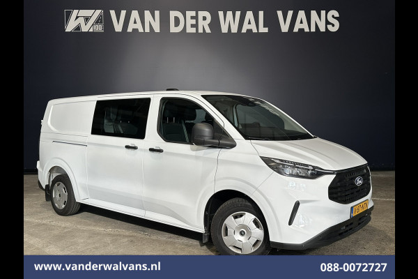 Ford Transit Custom 2.0 TDCI 136pk L2H1 Dubbele Cabine Euro6 Airco | 6-Zits | Camera | Apple Carplay | Cruisecontrol | LED Android Auto, Parkeersensoren, Verwarmde voorruit, Bijrijdersbank, 2800kg trekvermogen