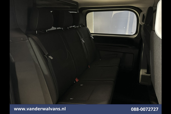 Ford Transit Custom 2.0 TDCI 136pk L2H1 Dubbele Cabine Euro6 Airco | 6-Zits | Camera | Apple Carplay | Cruisecontrol | LED Android Auto, Parkeersensoren, Verwarmde voorruit, Bijrijdersbank, 2800kg trekvermogen