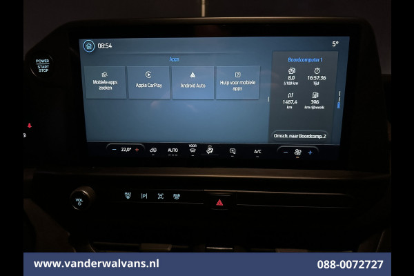 Ford Transit Custom 2.0 TDCI 136pk L2H1 Dubbele Cabine Euro6 Airco | 6-Zits | Camera | Apple Carplay | Cruisecontrol | LED Android Auto, Parkeersensoren, Verwarmde voorruit, Bijrijdersbank, 2800kg trekvermogen