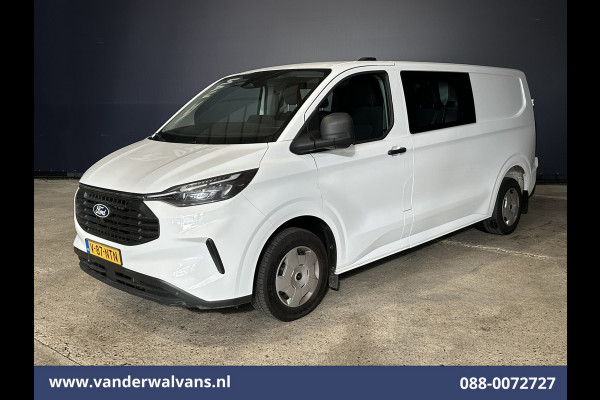 Ford Transit Custom 2.0 TDCI 136pk L2H1 Dubbele Cabine Euro6 Airco | 6-Zits | Camera | Apple Carplay | Cruisecontrol | LED Android Auto, Parkeersensoren, Verwarmde voorruit, Bijrijdersbank, 2800kg trekvermogen