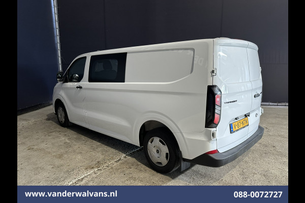 Ford Transit Custom 2.0 TDCI 136pk L2H1 Dubbele Cabine Euro6 Airco | 6-Zits | Camera | Apple Carplay | Cruisecontrol | LED Android Auto, Parkeersensoren, Verwarmde voorruit, Bijrijdersbank, 2800kg trekvermogen