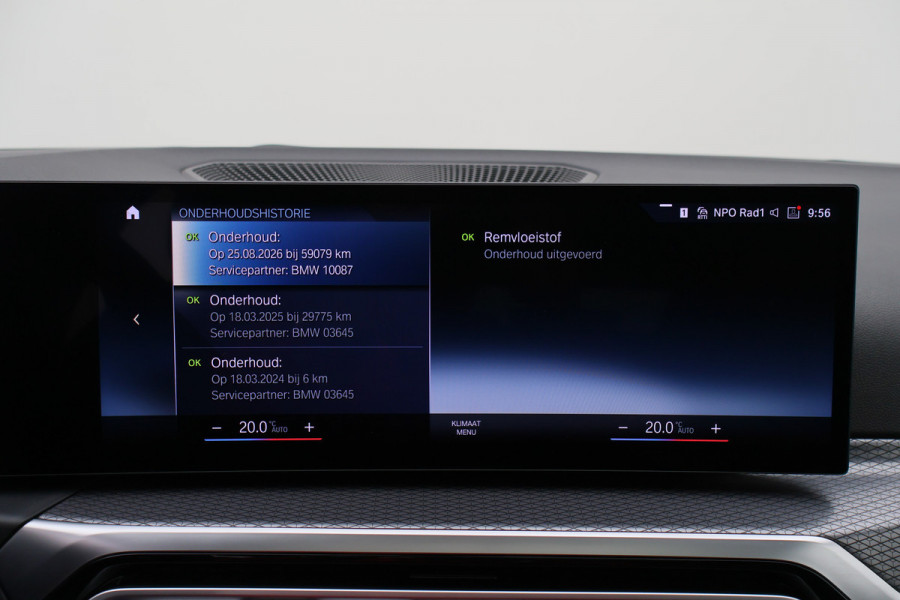 BMW 3 Serie Touring 320e Leer, Panoramadak, ACC, Camera, Verwarmd Stuurwiel, LED, Apple Carplay, 19''
