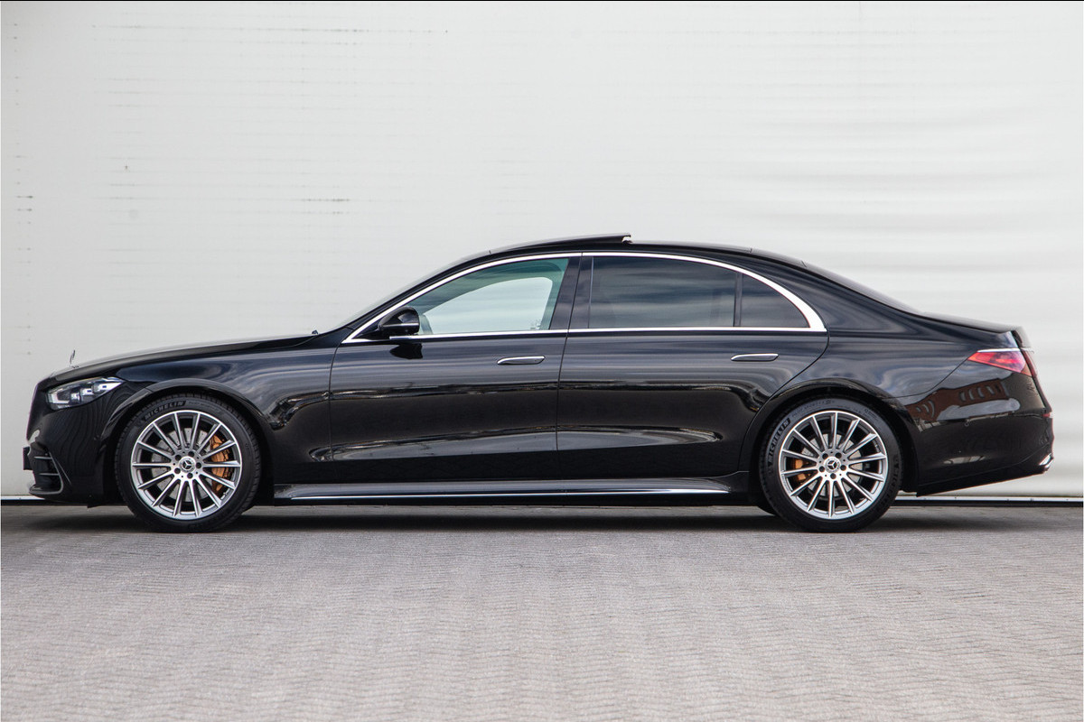 Mercedes-Benz S-Klasse 450 Lang AMG Chauffeurspakket, Achterasbesturing, Leder Exclusief, Massage, Burmester, Head-up