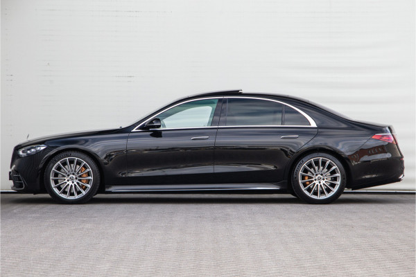 Mercedes-Benz S-Klasse 450 Lang AMG Chauffeurspakket, Achterasbesturing, Leder Exclusief, Massage, Burmester, Head-up