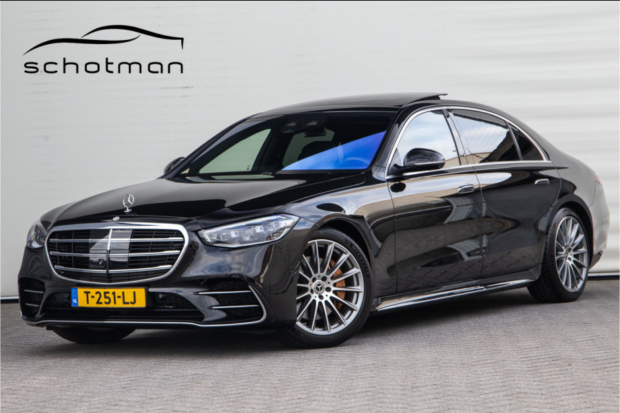 Mercedes-Benz S-Klasse 450 Lang AMG Chauffeurspakket, Achterasbesturing, Leder Exclusief, Massage, Burmester, Head-up