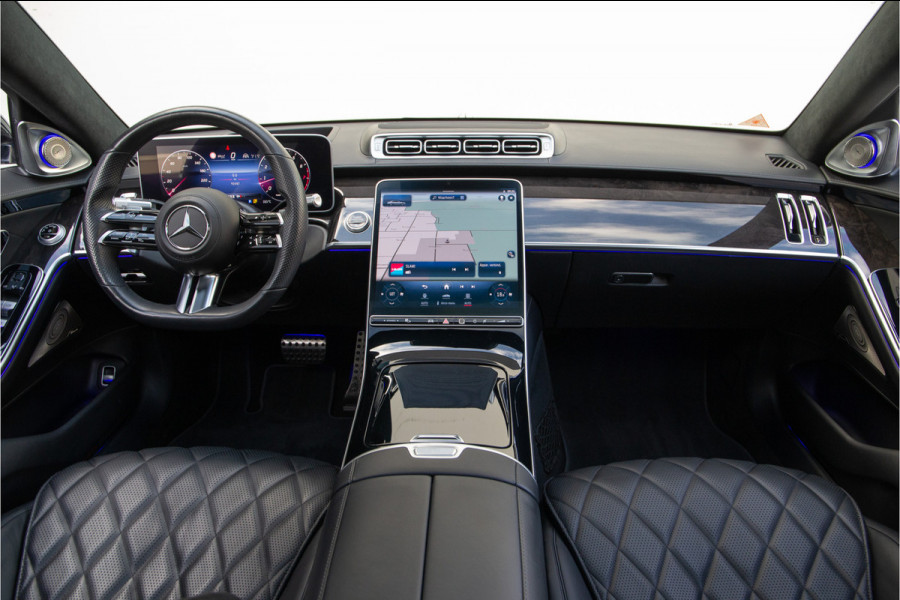 Mercedes-Benz S-Klasse 450 Lang AMG Chauffeurspakket, Achterasbesturing, Leder Exclusief, Massage, Burmester, Head-up