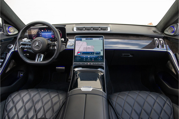 Mercedes-Benz S-Klasse 450 Lang AMG Chauffeurspakket, Achterasbesturing, Leder Exclusief, Massage, Burmester, Head-up