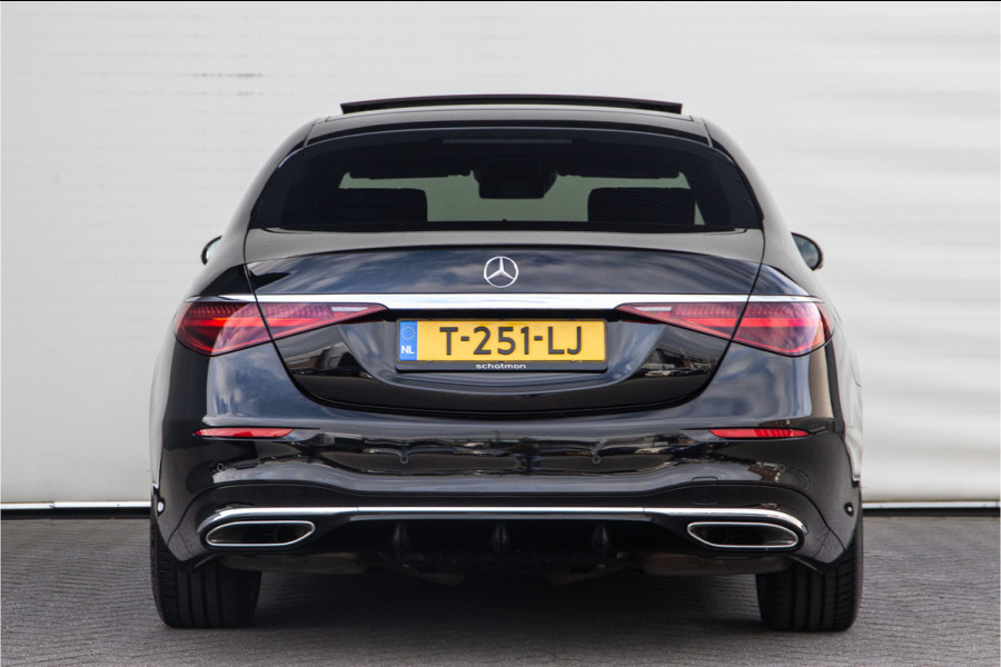 Mercedes-Benz S-Klasse 450 Lang AMG Chauffeurspakket, Achterasbesturing, Leder Exclusief, Massage, Burmester, Head-up
