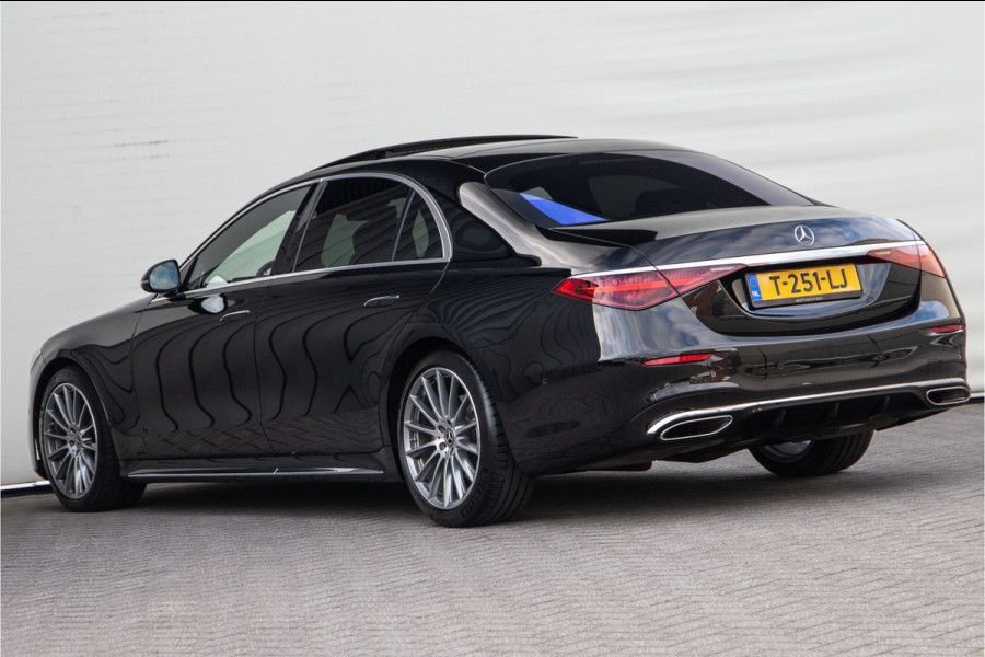 Mercedes-Benz S-Klasse 450 Lang AMG Chauffeurspakket, Achterasbesturing, Leder Exclusief, Massage, Burmester, Head-up