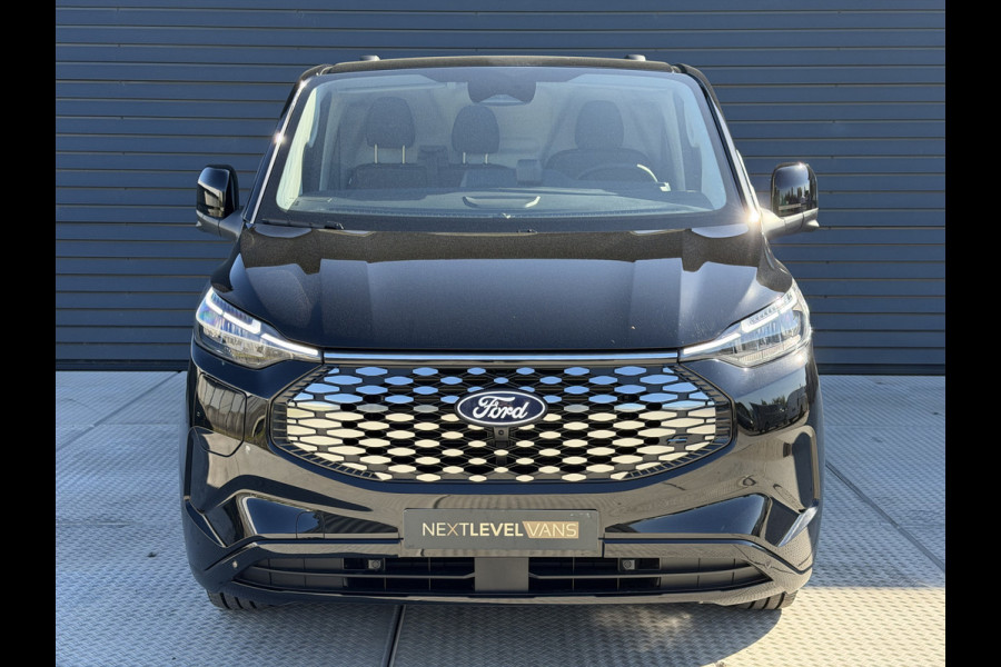 Ford E-Transit Cust. 340 L2H1 Limited 71 kWh 218 PK | 360 Camera | B&O Audio | Dode hoek | Direct leverbaar!!