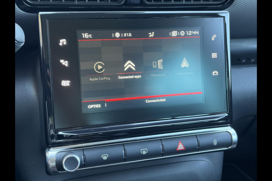 Citroën C3 Aircross 1.2 PureTech S&S Shine ✓D-riem vv in 2025✓Dealer Onderhouden✓Camera✓Trekhaak✓Keyless✓2e Eigenaar✓Draadloze telefoonlader✓Head-up Display✓Carplay✓Navi✓Clima✓Cruise✓Pdc V+A✓Rijstrooksensor✓Dodehoeksensor✓110pk✓17'' Lm velgen✓N.A.P✓Apk tot 01-2027