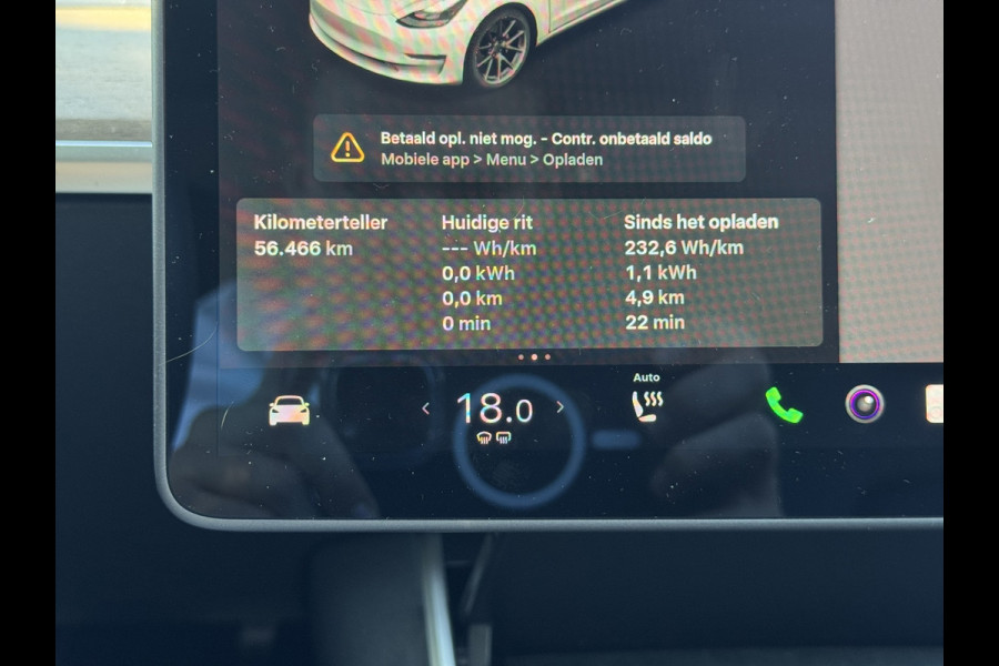 Tesla Model 3 Standard RWD Plus 60 kWh | 1e Eigenaar | Mica kleur |