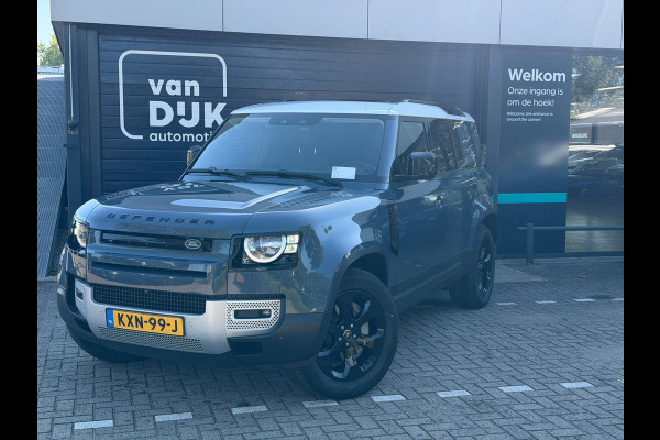 Land Rover Defender 110 2.0 P400e 110 S Trekhaak Panoramadak Meridian audio 20 inch velgen (BLACK) Luchtvering 3d camera adaptive cruise