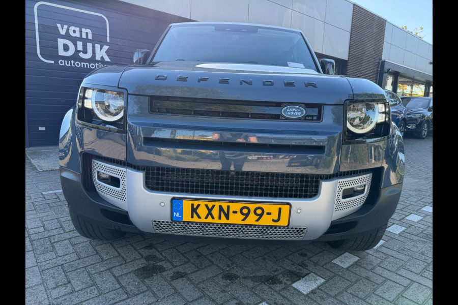 Land Rover Defender 110 2.0 P400e 110 S Trekhaak Panoramadak Meridian audio 20 inch velgen (BLACK) Luchtvering 3d camera adaptive cruise