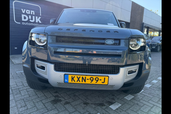 Land Rover Defender 110 2.0 P400e 110 S Trekhaak Panoramadak Meridian audio 20 inch velgen (BLACK) Luchtvering 3d camera adaptive cruise
