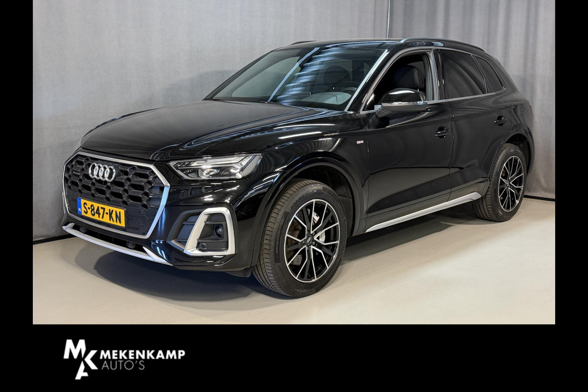 Audi Q5 55 TFSI e S edition Competition 19"/Sportstoelen/Stoelverwarming/Adaptieve cruise/Dodehoek/Camera/Apple Carplay & Android Auto