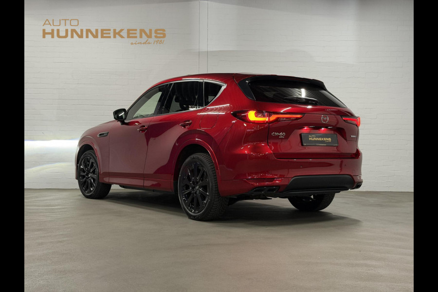 Mazda CX-60 2.5 e-SkyActiv PHEV Homura Plus Open dak | Adapt. Cruise | Stoelventilatie | Stuur-/Stoelverwarming | 360 camera | Head-up | Carplay | Bose sound | Memory