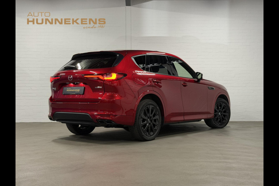 Mazda CX-60 2.5 e-SkyActiv PHEV Homura Plus Open dak | Adapt. Cruise | Stoelventilatie | Stuur-/Stoelverwarming | 360 camera | Head-up | Carplay | Bose sound | Memory