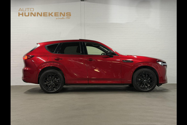 Mazda CX-60 2.5 e-SkyActiv PHEV Homura Plus Open dak | Adapt. Cruise | Stoelventilatie | Stuur-/Stoelverwarming | 360 camera | Head-up | Carplay | Bose sound | Memory