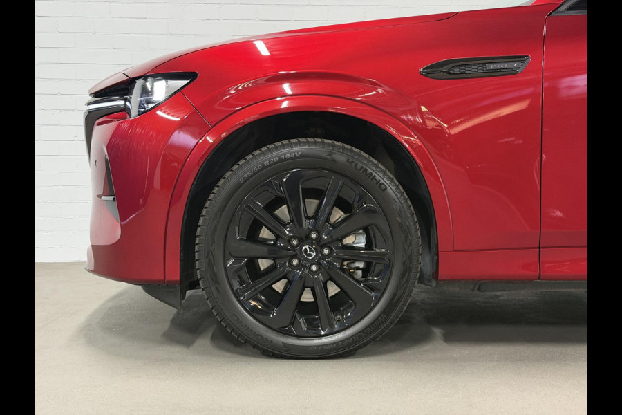 Mazda CX-60 2.5 e-SkyActiv PHEV Homura Plus Open dak | Adapt. Cruise | Stoelventilatie | Stuur-/Stoelverwarming | 360 camera | Head-up | Carplay | Bose sound | Memory
