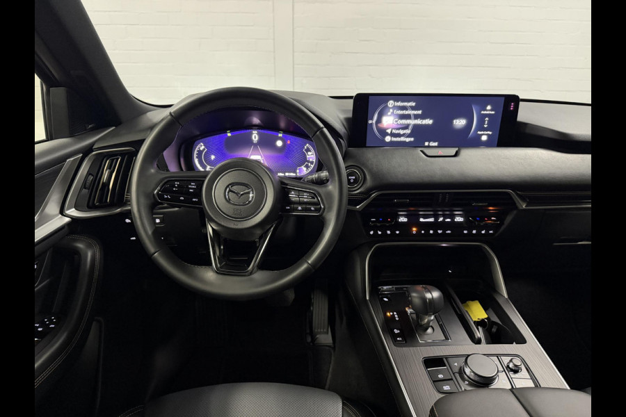 Mazda CX-60 2.5 e-SkyActiv PHEV Homura Plus Open dak | Adapt. Cruise | Stoelventilatie | Stuur-/Stoelverwarming | 360 camera | Head-up | Carplay | Bose sound | Memory