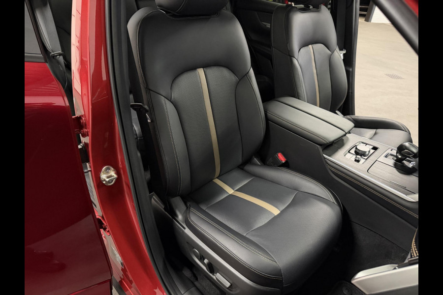 Mazda CX-60 2.5 e-SkyActiv PHEV Homura Plus Open dak | Adapt. Cruise | Stoelventilatie | Stuur-/Stoelverwarming | 360 camera | Head-up | Carplay | Bose sound | Memory