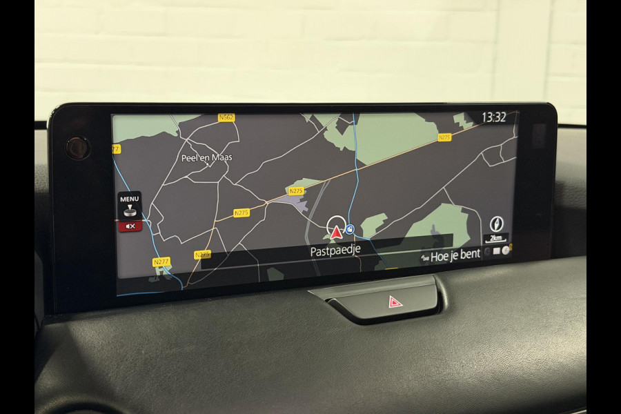 Mazda CX-60 2.5 e-SkyActiv PHEV Homura Plus Open dak | Adapt. Cruise | Stoelventilatie | Stuur-/Stoelverwarming | 360 camera | Head-up | Carplay | Bose sound | Memory
