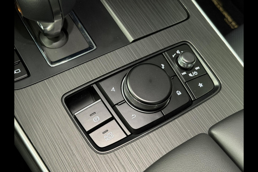 Mazda CX-60 2.5 e-SkyActiv PHEV Homura Plus Open dak | Adapt. Cruise | Stoelventilatie | Stuur-/Stoelverwarming | 360 camera | Head-up | Carplay | Bose sound | Memory