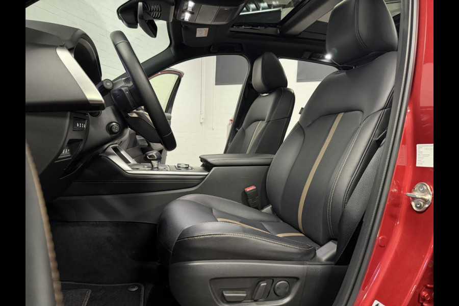 Mazda CX-60 2.5 e-SkyActiv PHEV Homura Plus Open dak | Adapt. Cruise | Stoelventilatie | Stuur-/Stoelverwarming | 360 camera | Head-up | Carplay | Bose sound | Memory