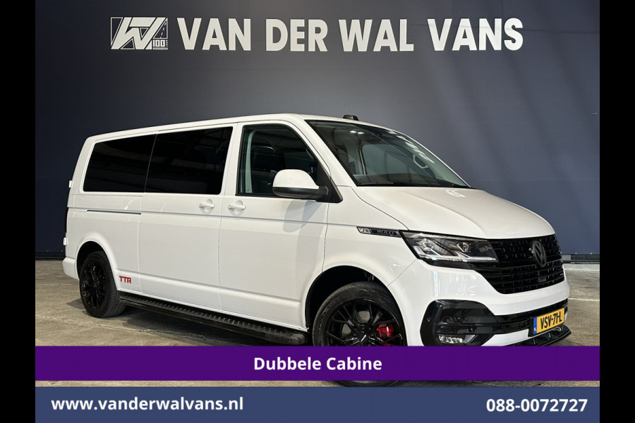 Volkswagen Transporter 2.0 TDI 150pk Automaat L2H1 BULLI Dubbele Cabine Euro6 Airco | 5-Zits | Camera | Navigatie | Apple Carplay LED, Android Auto, Adaptieve Cruisecontrol, LM Velgen, Leder, 2500kg Trekhaak, Parkeersensoren, Verwarmde voorruit