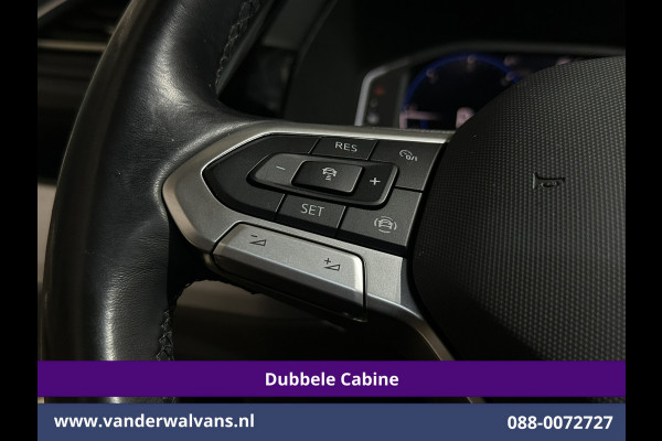Volkswagen Transporter 2.0 TDI 150pk Automaat L2H1 BULLI Dubbele Cabine Euro6 Airco | 5-Zits | Camera | Navigatie | Apple Carplay LED, Android Auto, Adaptieve Cruisecontrol, LM Velgen, Leder, 2500kg Trekhaak, Parkeersensoren, Verwarmde voorruit