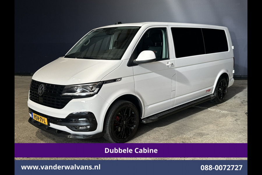 Volkswagen Transporter 2.0 TDI 150pk Automaat L2H1 BULLI Dubbele Cabine Euro6 Airco | 5-Zits | Camera | Navigatie | Apple Carplay LED, Android Auto, Adaptieve Cruisecontrol, LM Velgen, Leder, 2500kg Trekhaak, Parkeersensoren, Verwarmde voorruit