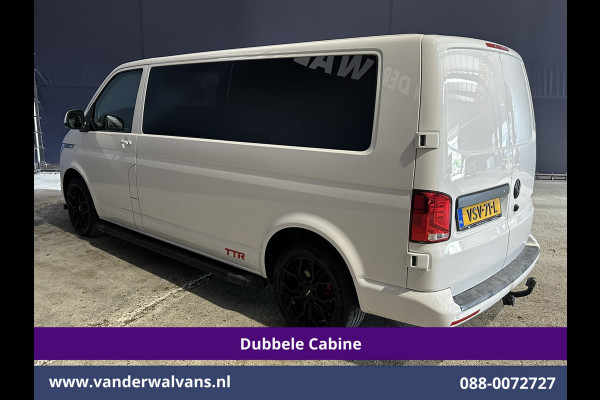 Volkswagen Transporter 2.0 TDI 150pk Automaat L2H1 BULLI Dubbele Cabine Euro6 Airco | 5-Zits | Camera | Navigatie | Apple Carplay LED, Android Auto, Adaptieve Cruisecontrol, LM Velgen, Leder, 2500kg Trekhaak, Parkeersensoren, Verwarmde voorruit